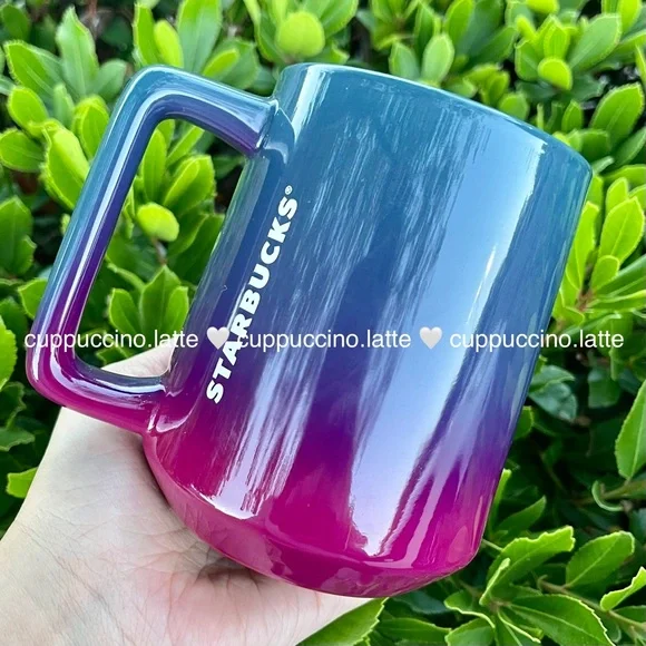 Starbucks | Accessories | Newstarbucks Fall 222 Blue Purple Ocean Gradient  Ombre Ceramic Mug | Poshmark